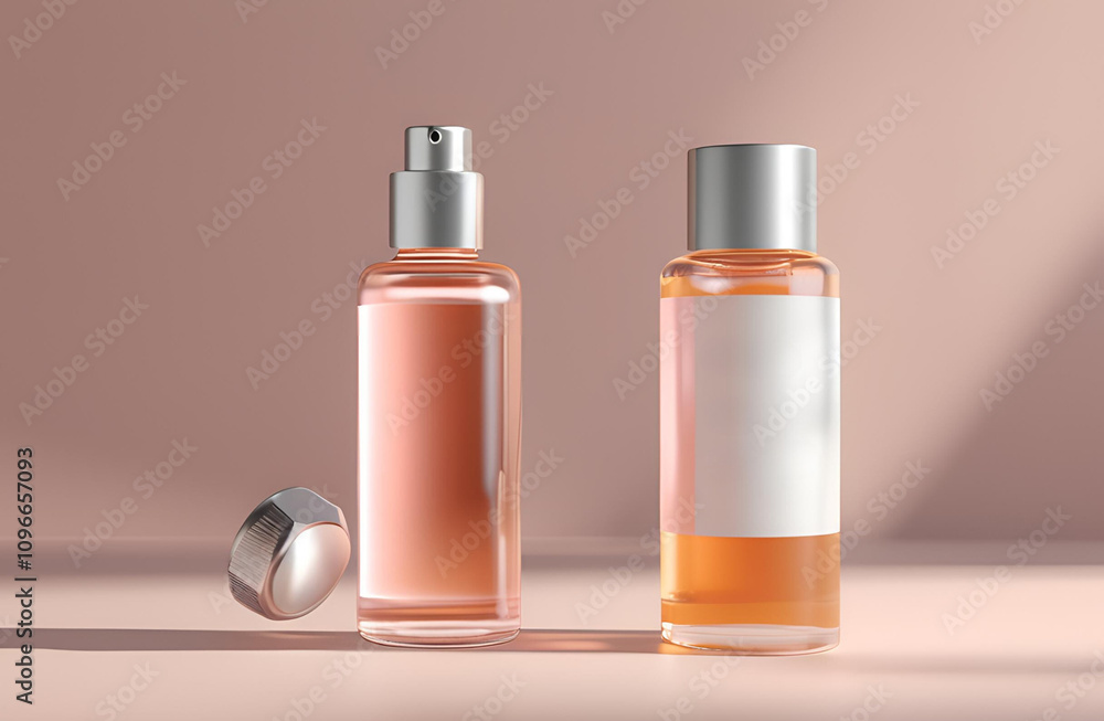 Essence bottle with blank label Essence bottle with blank label