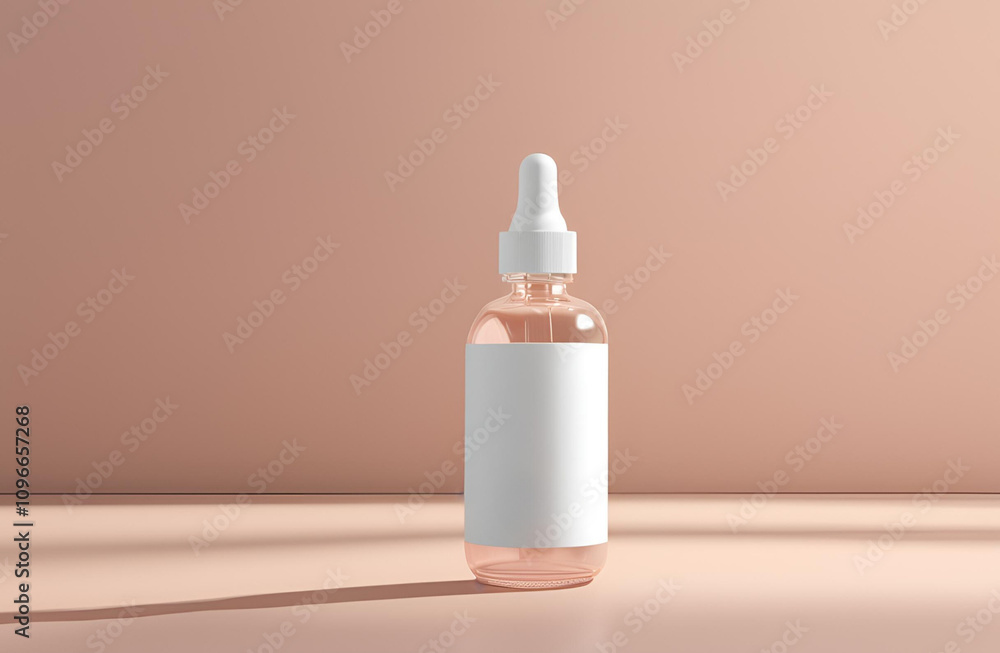 Essence bottle with blank label Essence bottle with blank label