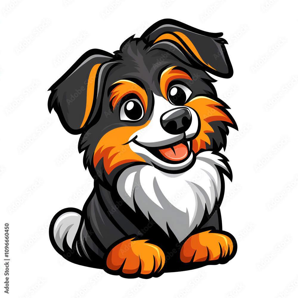 Friendly dog mascot logo design for animal shelter graphic art creative environment vibrant concept for branding Friendly dog mascot logo design for animal shelter graphic art creative environment vibrant concept for branding
