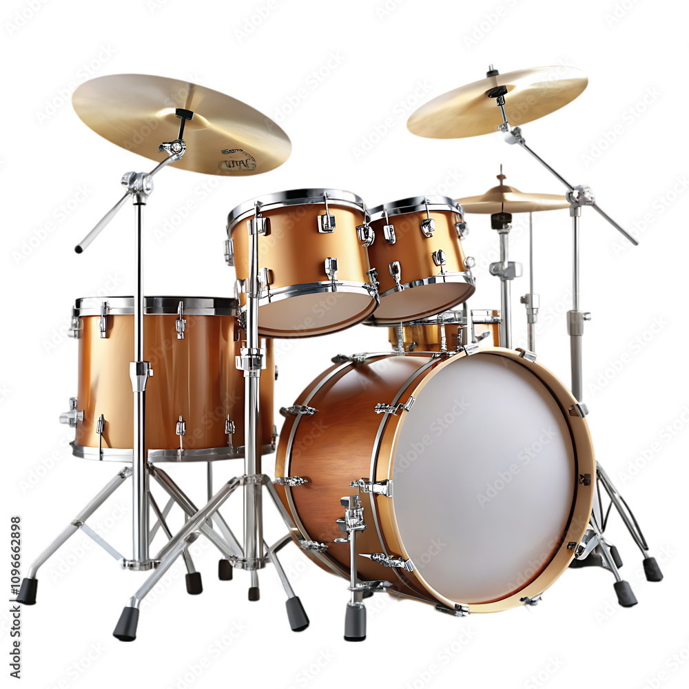 Fototapeta premium Drum kit illustration