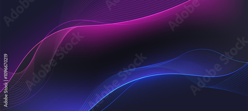 Technology background, modern tech banner, corporate business concept, hi-tech abstract background, vector illustration for business EPS 10