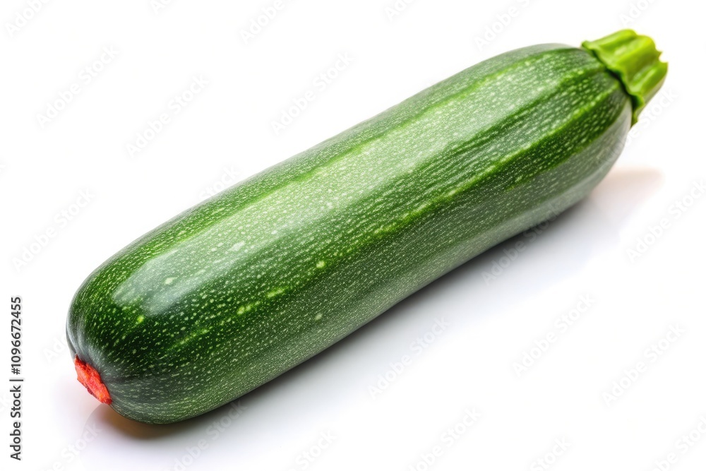 Fresh Zucchini on a Clean White Background Perfect for Culinary Uses. Generative AI Fresh Zucchini on a Clean White Background Perfect for Culinary Uses. Generative AI