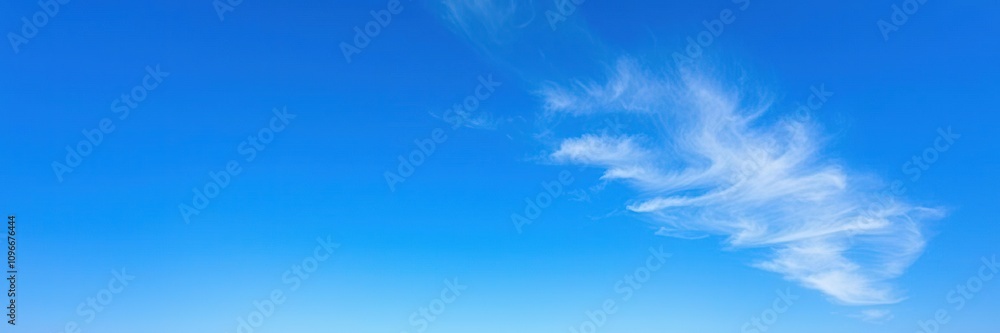 A tranquil blue sky with a few wispy stratus clouds stretching across the horizon, stratus clouds, landscape, blue sky A tranquil blue sky with a few wispy stratus clouds stretching across the horizon, stratus clouds, landscape, blue sky