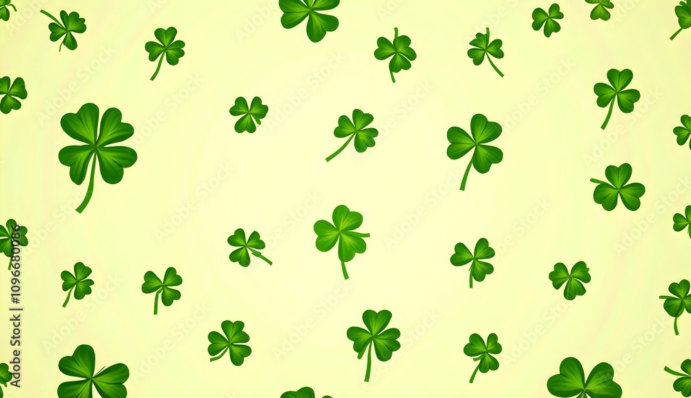 pattern with clover pattern with clover