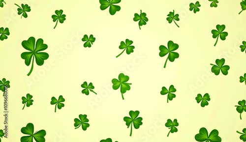 pattern with clover