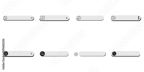 Search Bar Element Design Graphic