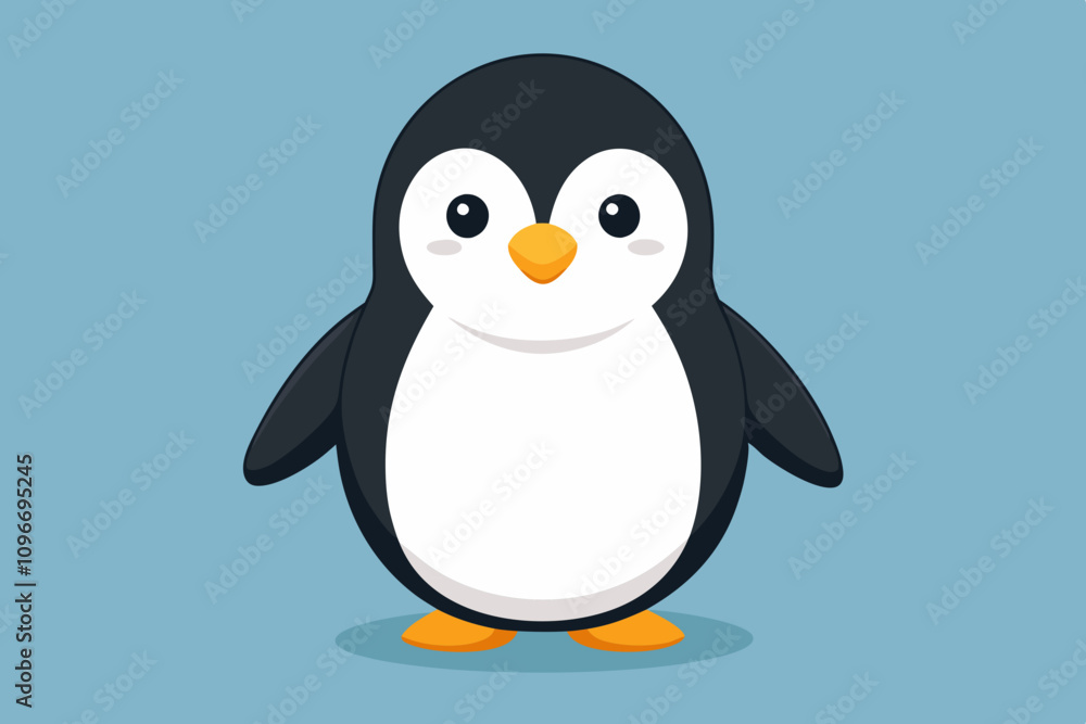 Naklejka premium About penguin bird vector