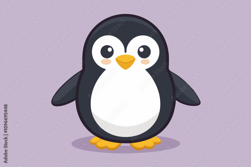 Naklejka premium About penguin bird vector