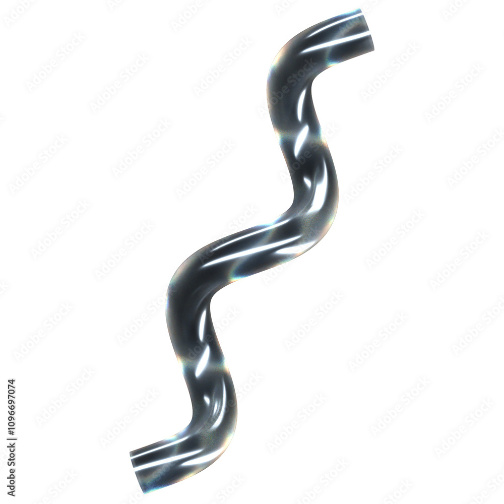 Spiral Glass Dispersion 3D Icon Illustration. Low Poly Style Spiral Glass Dispersion 3D Icon Illustration. Low Poly Style