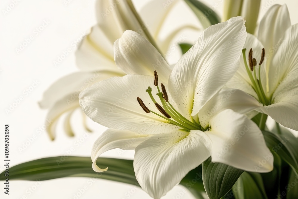 A vase filled with white flowers sits atop a table, simple and elegant A vase filled with white flowers sits atop a table, simple and elegant