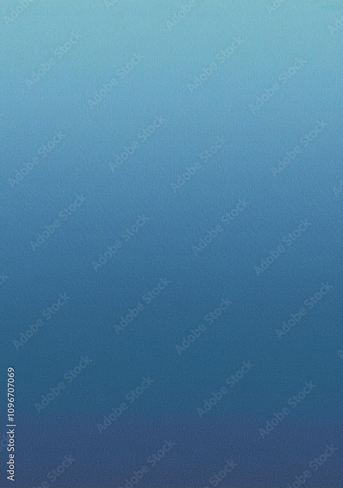Naklejka premium Light blue grainy gradient background noise texture, vertical background, copy space