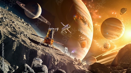 Wallpaper Mural _Aerospace_technology_Space_probes Torontodigital.ca