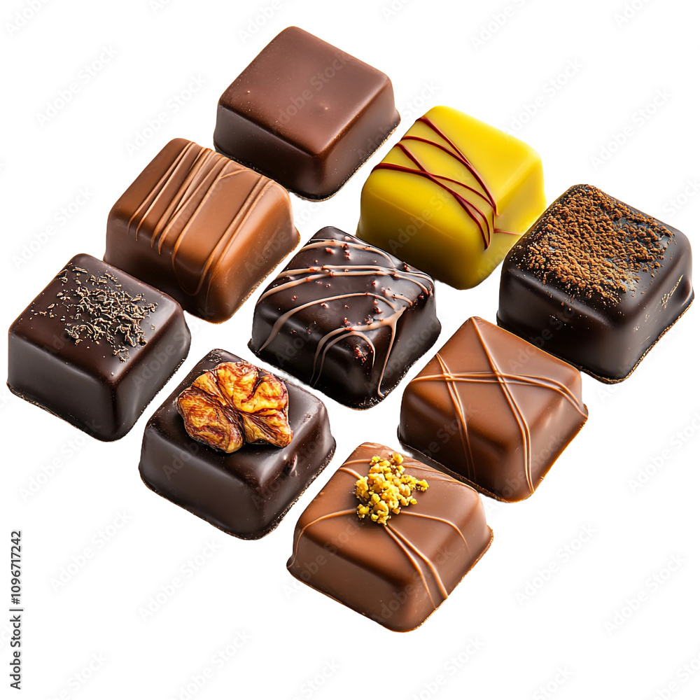 Yummy Chocolatines France Isolated On Transparent Background Yummy Chocolatines France Isolated On Transparent Background