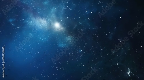 Milky_way_galaxy_with_star_and_noise_blue