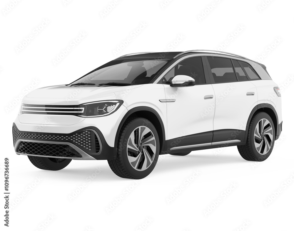 Obraz premium SUV Car Isolated