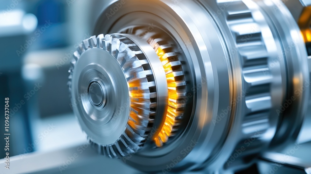 Dynamic Motion of Industrial Fan with Glowing Metal Blades Dynamic Motion of Industrial Fan with Glowing Metal Blades
