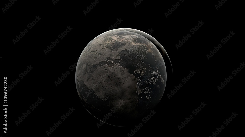 Fototapeta premium Planet_Earth_in_the_Black_Universe_Technol
