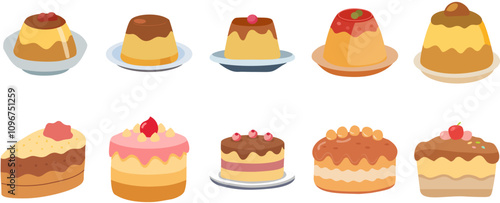 Cake and pudding