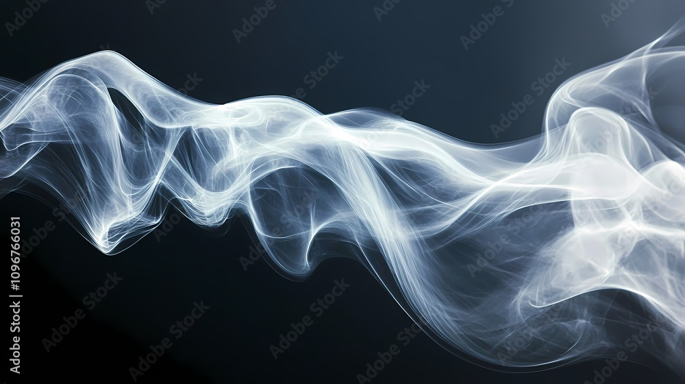 Digital technology Black and white smoke curve illustration poster background Digital technology Black and white smoke curve illustration poster background