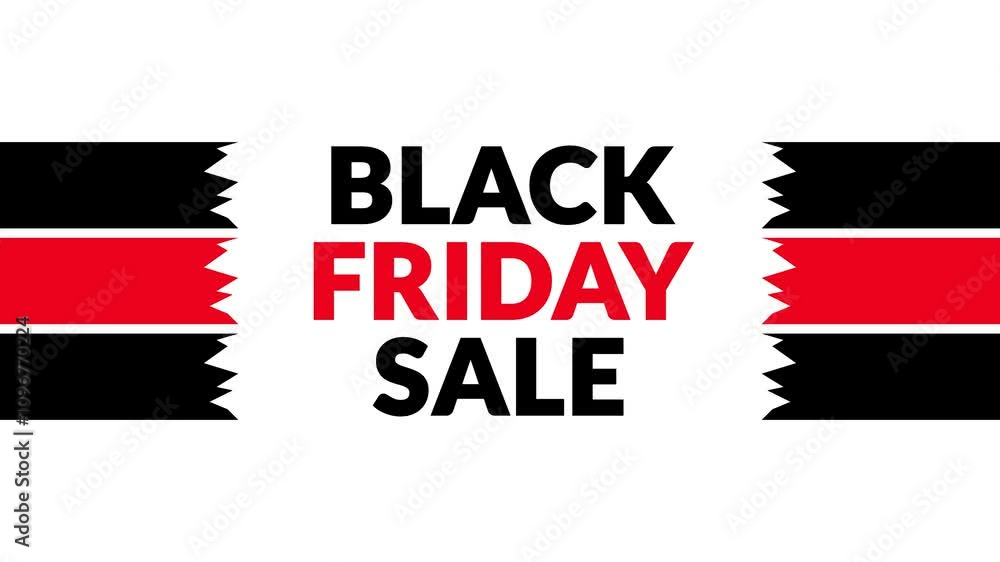 Black Friday Sale In and Out text from split line animation on a White background. Which is observed every year in November to celebrate Black Friday Sale Black Friday Sale In and Out text from split line animation on a White background. Which is observed every year in November to celebrate Black Friday Sale
