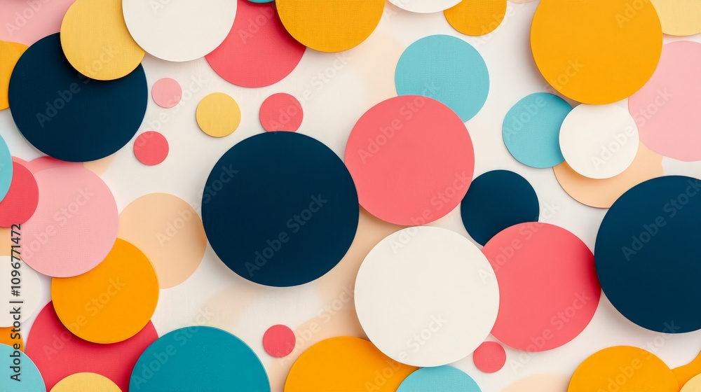 A vibrant collection of colorful paper circles arranged in a playful pattern, ideal for design projects or creative inspiration. A vibrant collection of colorful paper circles arranged in a playful pattern, ideal for design projects or creative inspiration.
