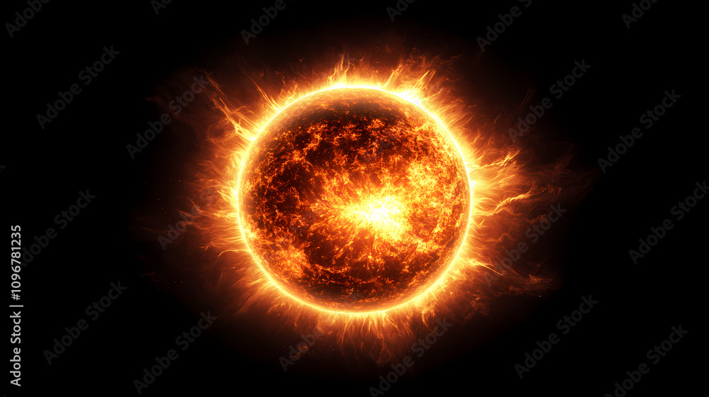 Sun flare shining brightly against a black background, sun, flare, bright, light, black, background, cosmic, space, star, solar. Radiant Solar Flare. Illustration Sun flare shining brightly against a black background, sun, flare, bright, light, black, background, cosmic, space, star, solar. Radiant Solar Flare. Illustration