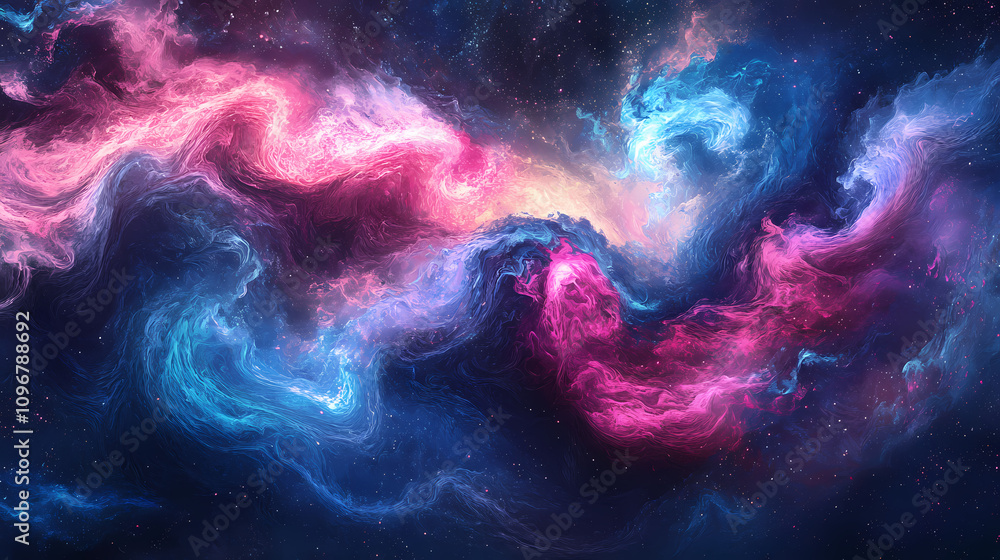 Abstract swirling neon waves in blue, pink, and purple on a dark background. psychedelic dream waves. illustration. Psychedelic Neon Waves. Illustration Abstract swirling neon waves in blue, pink, and purple on a dark background. psychedelic dream waves. illustration. Psychedelic Neon Waves. Illustration