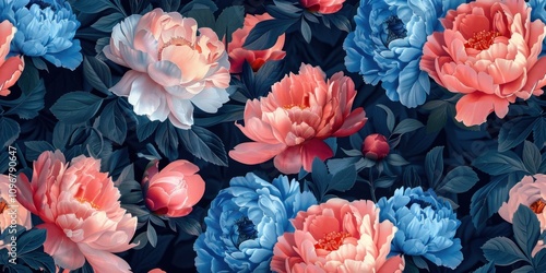 Vibrant Floral Tapestry: A Symphony of Color
