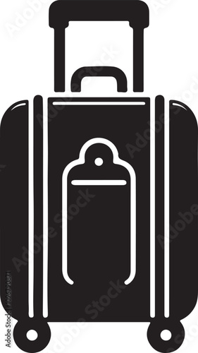 Trolley bag silhouette