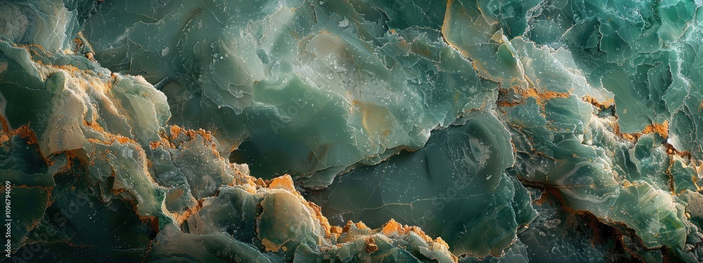 Abstract Green and Gold Marble Texture Abstract Green and Gold Marble Texture