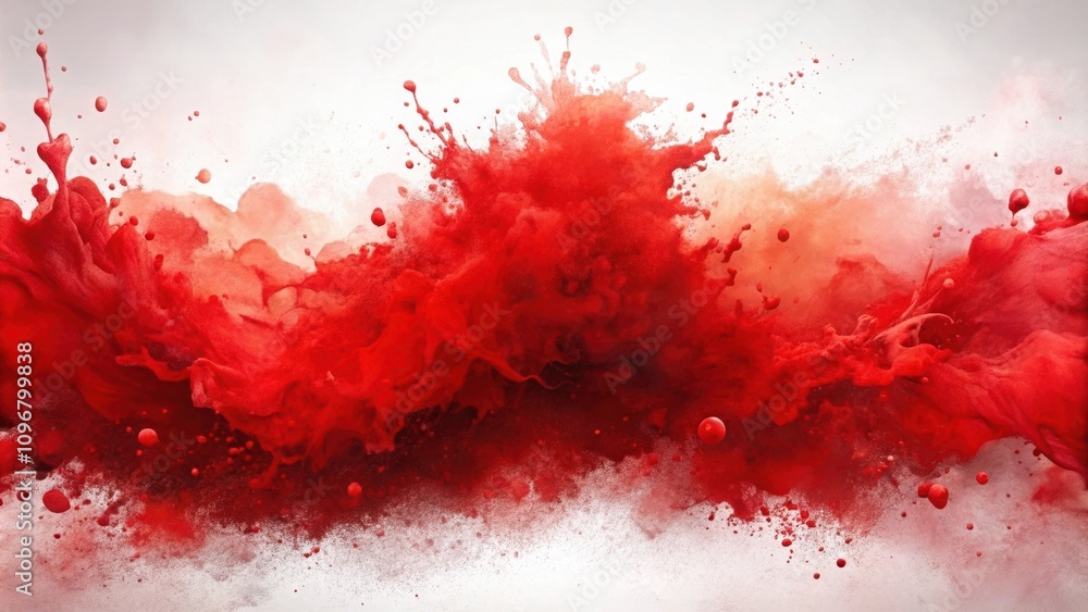 Abstract red paint explosion in motion, creating a dynamic and textured visual landscape. Abstract red paint explosion in motion, creating a dynamic and textured visual landscape.