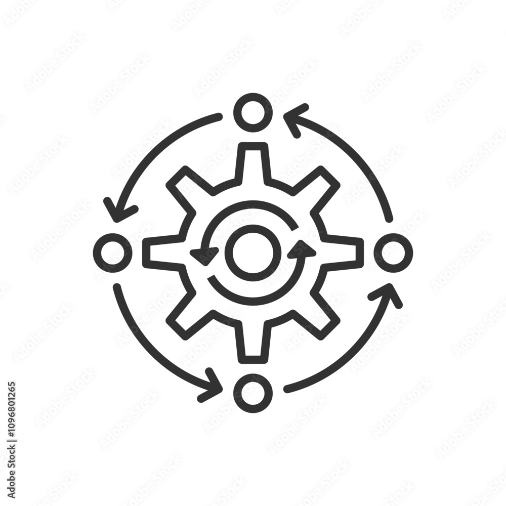 Processing Icon - Flowchart Icon Processing Icon - Flowchart Icon