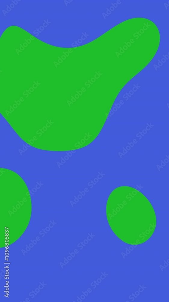 A vibrant blue vertical resolution background featuring organic green shapes, creating a dynamic and eye-catching visual aesthetic. A vibrant blue vertical resolution background featuring organic green shapes, creating a dynamic and eye-catching visual aesthetic.