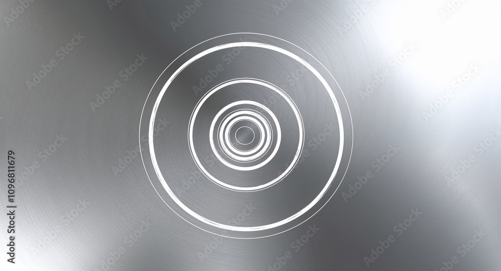 White Circle pattern hand drawn design on Silver background illustration White Circle pattern hand drawn design on Silver background illustration