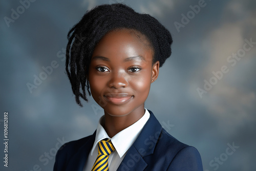 Student portrait school environment professional photo indoor setting inspirational concept