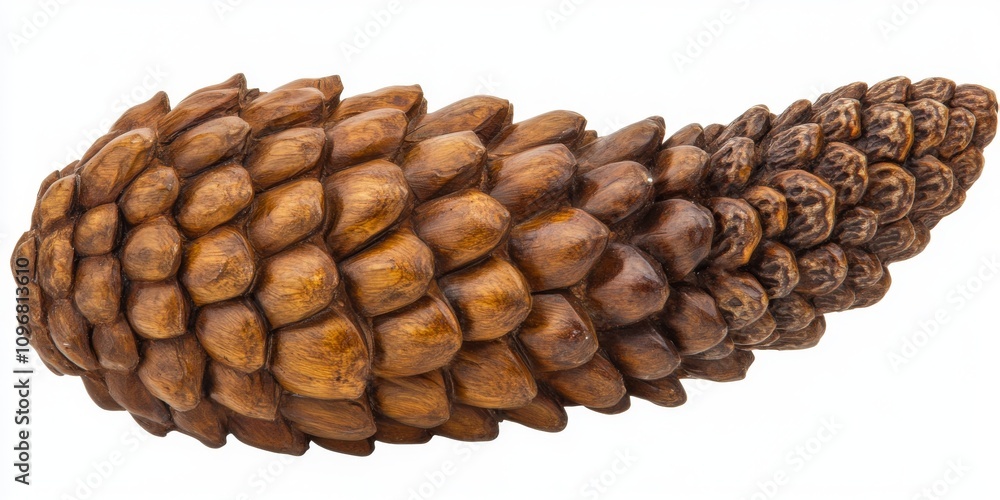 detailed wooden pine cone sculpture with intricate textures and patterns detailed wooden pine cone sculpture with intricate textures and patterns