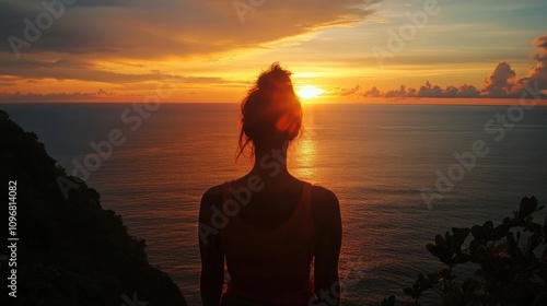 Sunset vista from Thailand's Koh Tao island