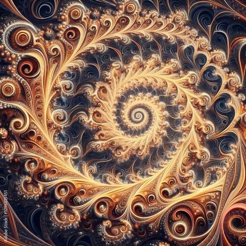 Use fractal patterns as inspiration creating movements that repl photo