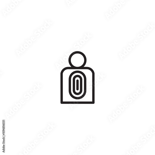 Human shoot target. Target and aim, targeting and aiming. Target or aim symbol. Military rifle scope, shooting mark.