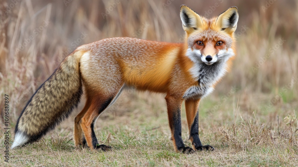 Majestic Red Fox in its Natural Habitat Majestic Red Fox in its Natural Habitat