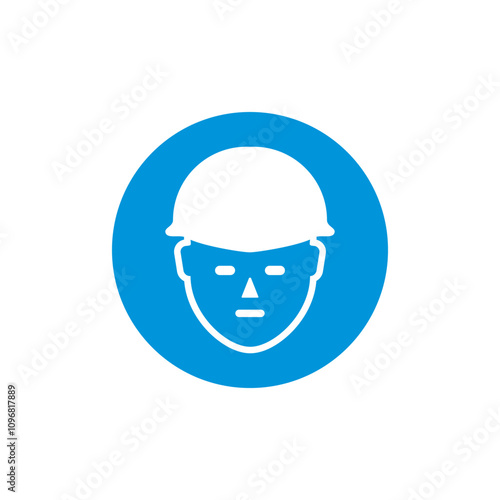 Free Download safety helmet icon symbol sign vector - GFXLoad