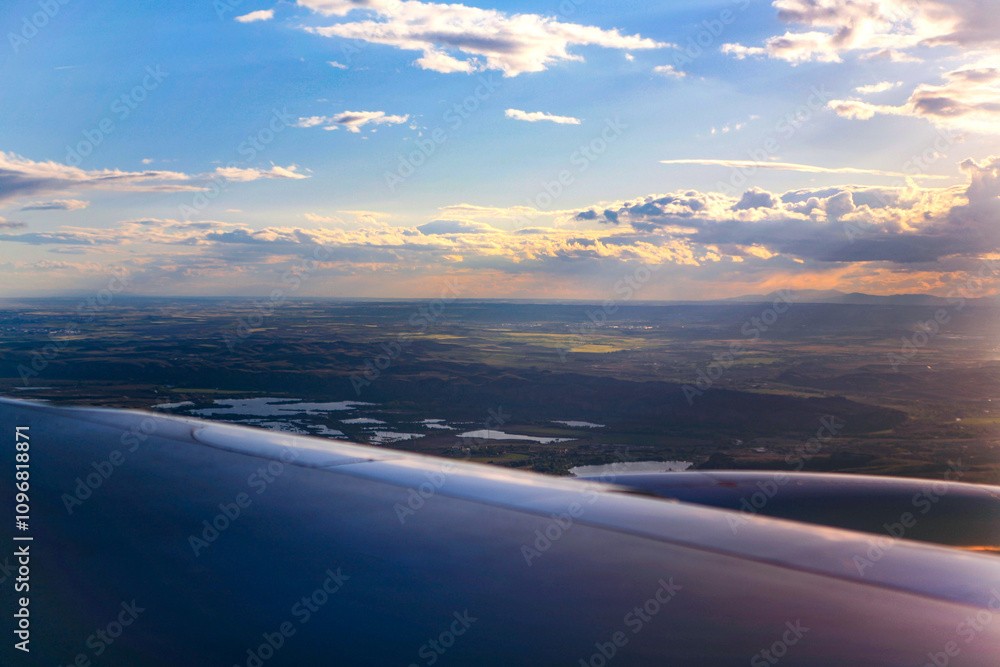 rain cloud and flying airplain rain cloud and flying airplain