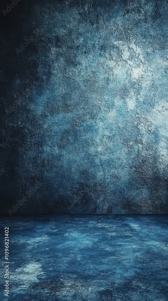A textured blue background with subtle light reflections, creating a moody atmosphere for artistic photography. A textured blue background with subtle light reflections, creating a moody atmosphere for artistic photography.