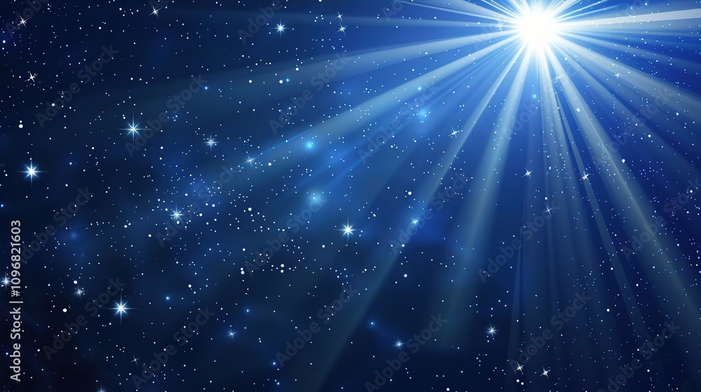 Fototapeta premium Starry_night_sky_milky_way_galaxy_with