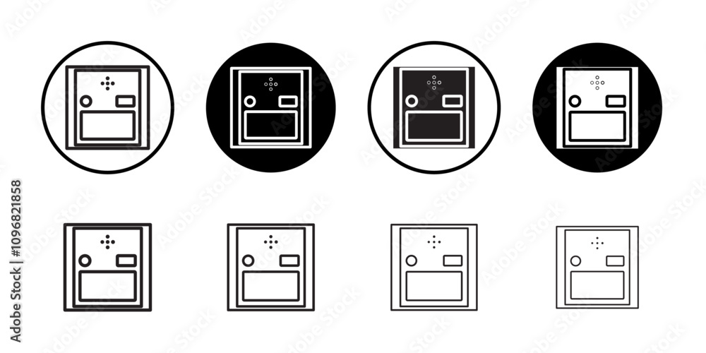 Intercom icon web design in vector Intercom icon web design in vector