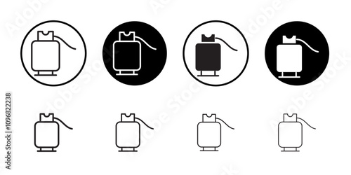 LPG icon web design in vector