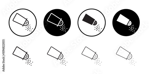 Pepper shaker icon web design in vector
