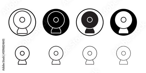 Web camera icon web design in vector