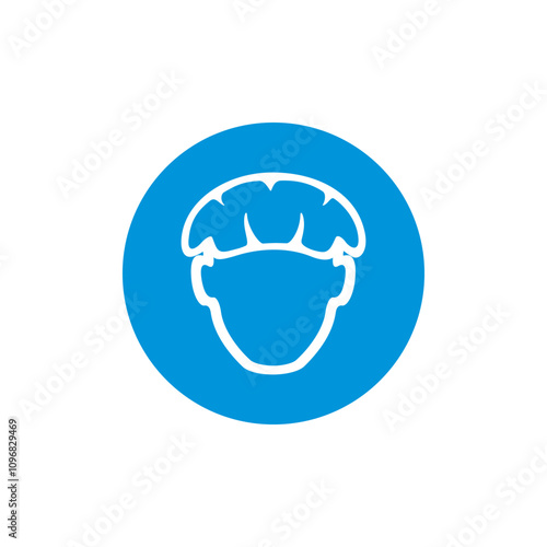 use hair net  icon symbol sign vector