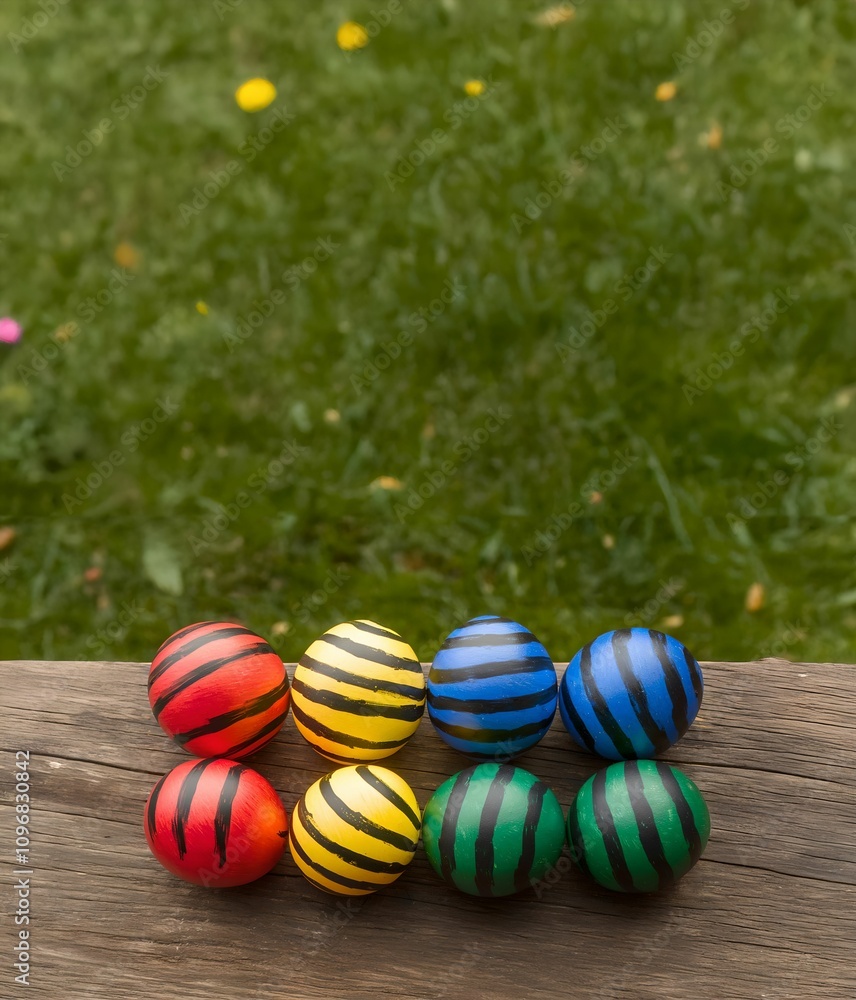 Vertical image. Top view easter colorful eggs. Modern creative style. Happy Easter concept.For design, banner, poster, menu, print, poster, interior, flyer Vertical image. Top view easter colorful eggs. Modern creative style. Happy Easter concept.For design, banner, poster, menu, print, poster, interior, flyer